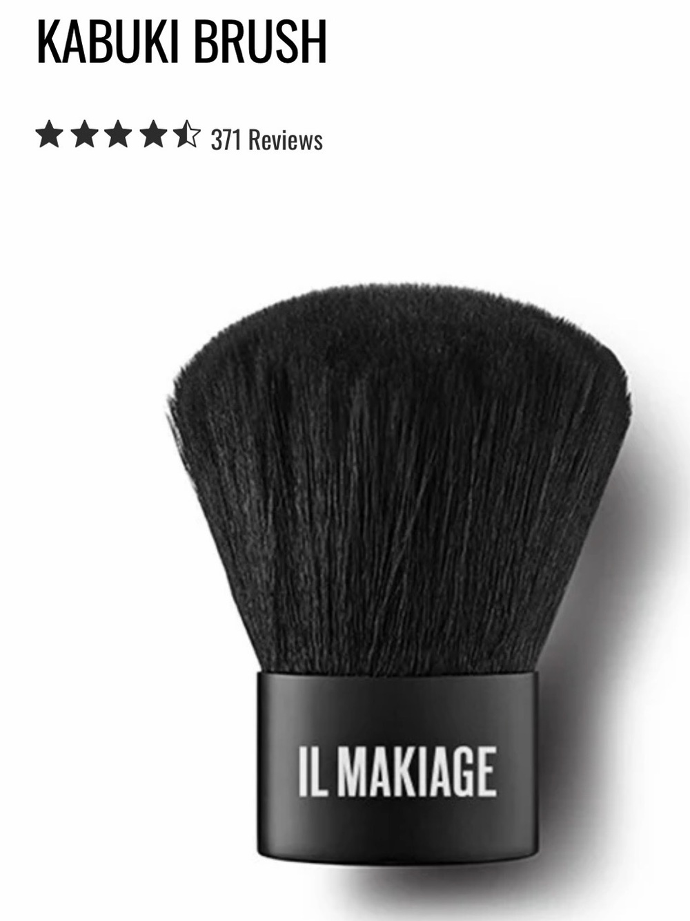 IL MAKIAGE KABUKI BRUSH new in box never used